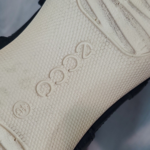 Ecco Womens Comfort Leather Thong Flip Flop Flats Sandals sz 40/9-9.5 - Picture 9 of 11